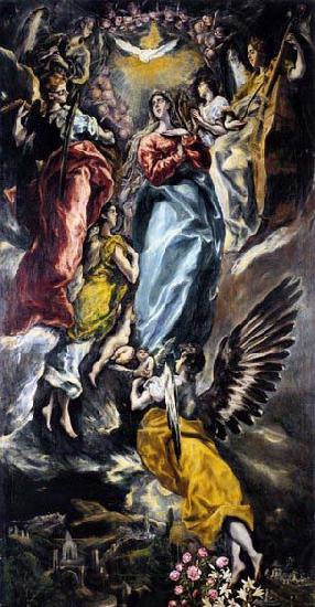 El Greco The Virgin of the Immaculate Conception Spain oil painting art